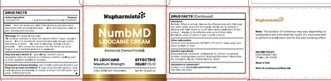 Lidocaine anorectal cream packaging