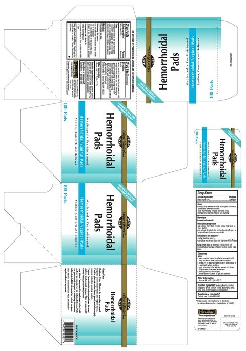 Hemorrhoidal Pad 포장