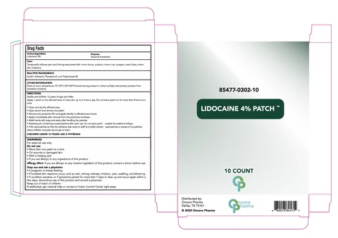 Lidocaine 4% Patch packaging