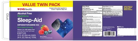 CVS Health Nighttime Sleep-Aid 포장