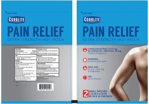 Coralite Pain Relief Hot 포장