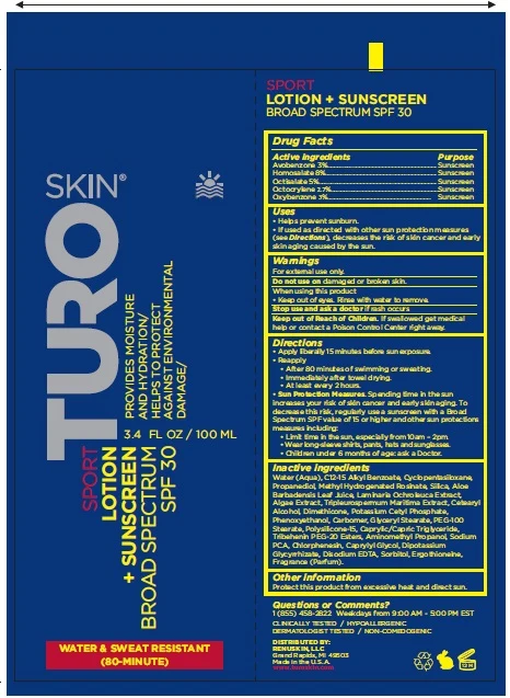 TuroSkin Sport Sunscreen Broad Spectrum SPF 30 WR SR 80min 포장