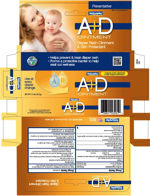 A and D Diaper Rash and Skin Protectant 포장