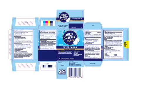 Alka-Seltzer Plus Cold Sparkling Original PowerFast Fizz 포장