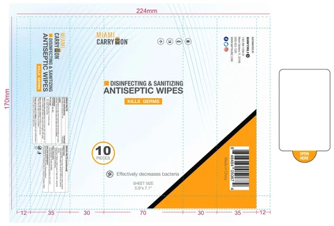 ANTIBACTERIAL WIPES UNSCENTED 포장