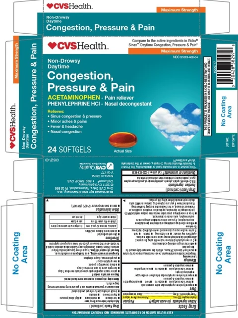 Daytime Congestion Pressure and Pain 포장