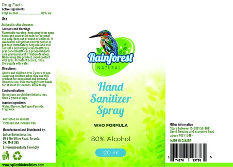 Hand Sanitizer packaging