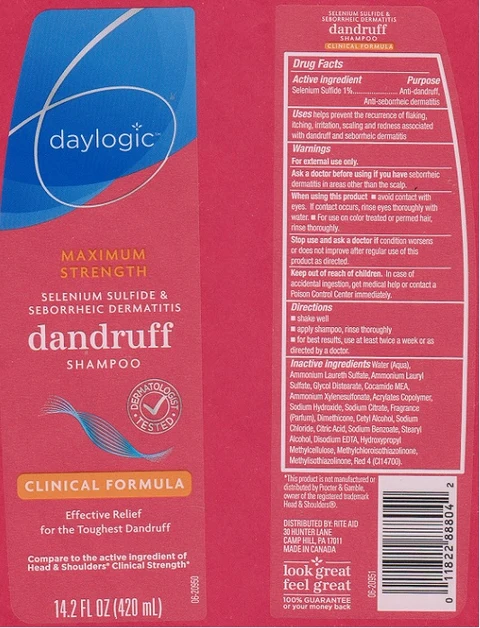 Daylogic Maximum Strength Dandruff 포장