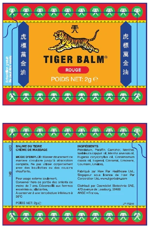 Tiger Balm Red packaging