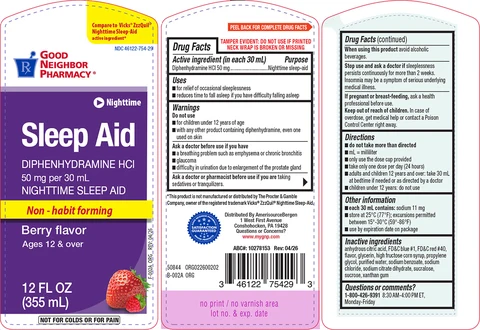 Sleep Aid packaging
