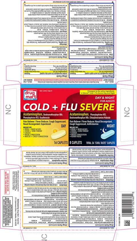 COLD AND FLU SEVERE packaging