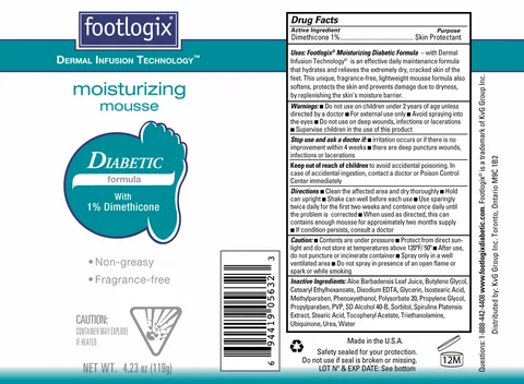 footlogixmoisturizing diabetic formula packaging