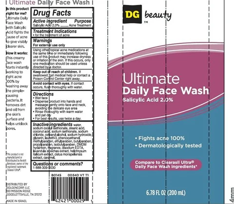 Ultimate Daily Face Wash 포장