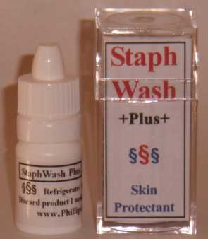 StaphWash Plus packaging