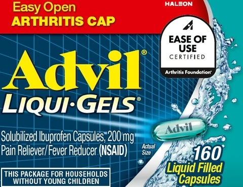 Advil LiquiGels Easy Open 160 ct