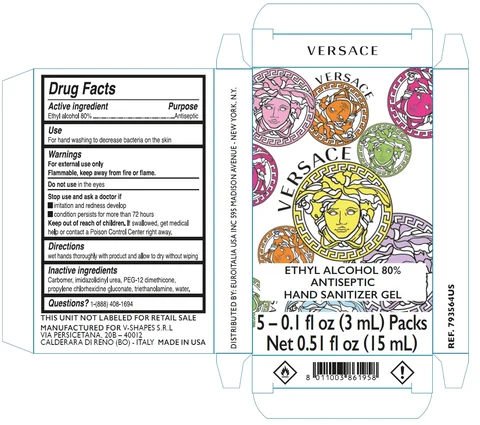 Antiseptic Hand sanitizer VERSACE 포장