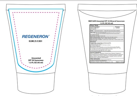 Reef safe unscented SPF 50 mineral sunscreen01 포장