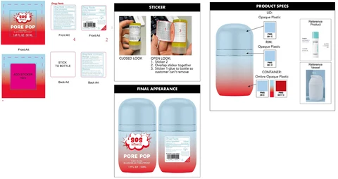SOS Rituals Pore Pop Fizz Mask Blackhead Treatment 포장