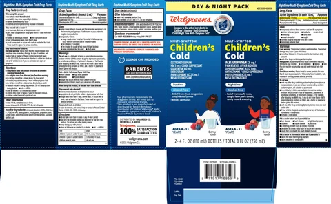 Daytime Nighttime Multi Symptom ColdChildrens 포장