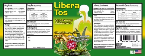 Libera Tos packaging