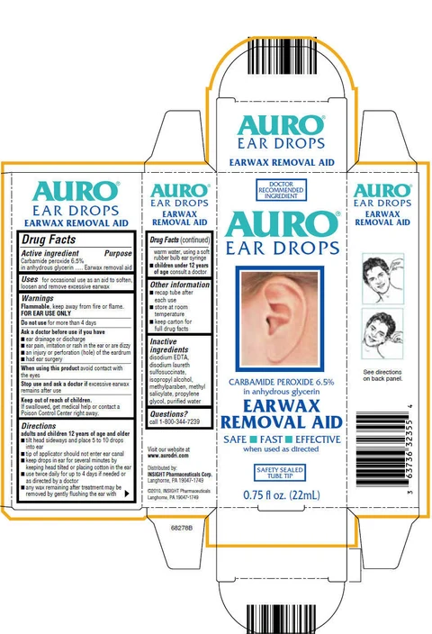 Auro Ear Wax Remover 포장