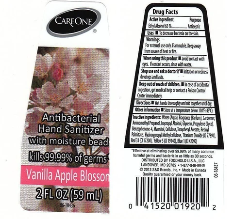 CARE ONEVANILLA APPLE BLOSSOM packaging