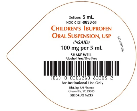 Childrens Ibuprofen Oral Suspension packaging