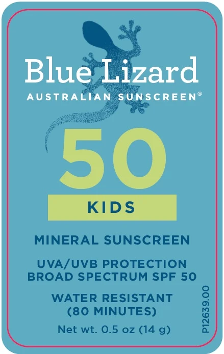 Blue Lizard Kids SPF 50 포장