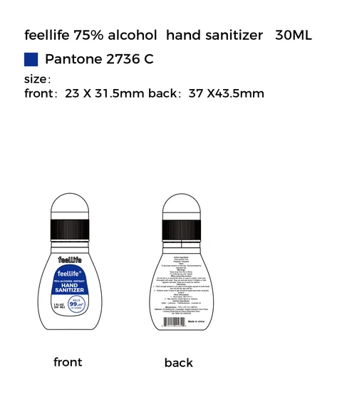 30 ml label