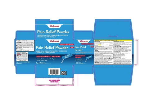 Walgreens Pain Relief Powder packaging