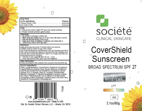 Societe CoverShield Tinted SPF 포장