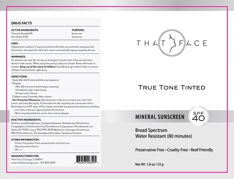 True Tone Tinted 포장