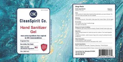 CleanSpirit Co. packaging