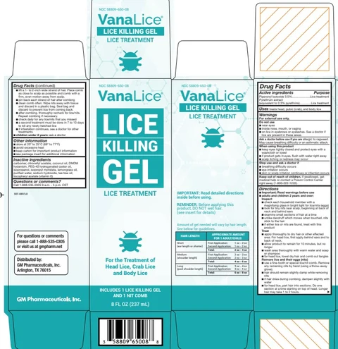 Vanalice 포장