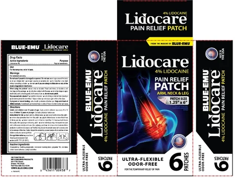 Lidocare Arm, Neck, Leg packaging