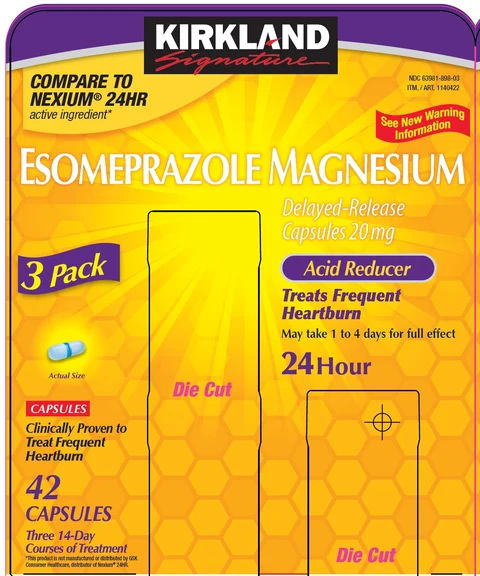 kirkland signature esomeprazole magnesium 포장
