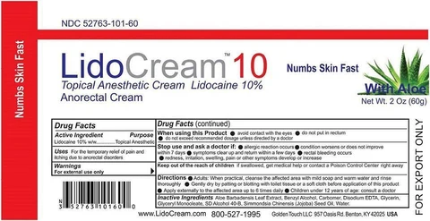 LidoCream 10 packaging