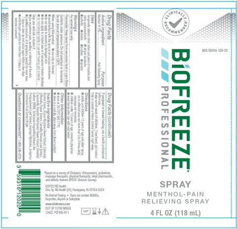 Biofreeze Professional 포장