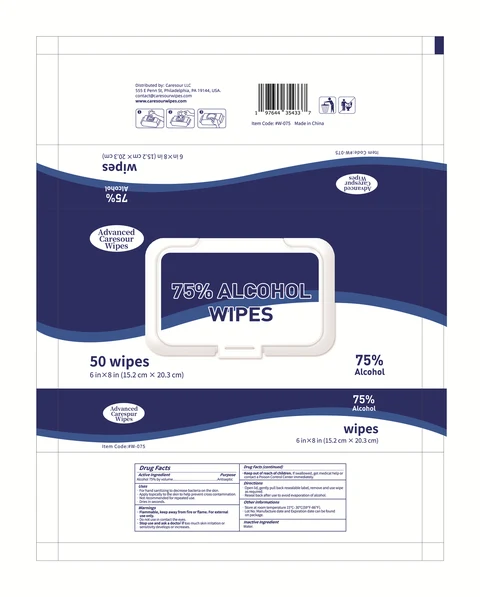 Advanced Caresour Wipes 포장