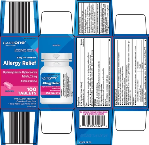 careone allergy relief 포장