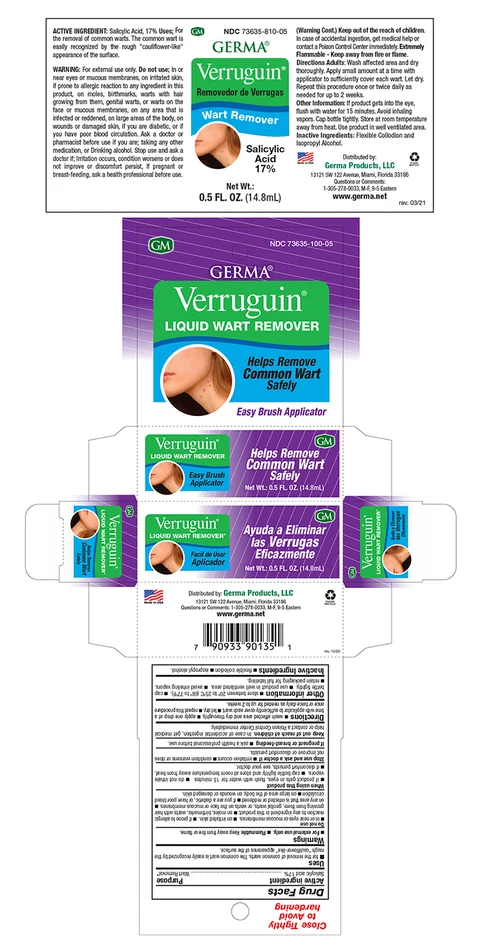 Verruguin Liquid Wart Remover 포장