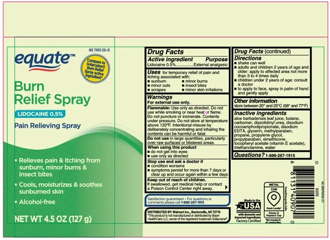 Burn Relief packaging