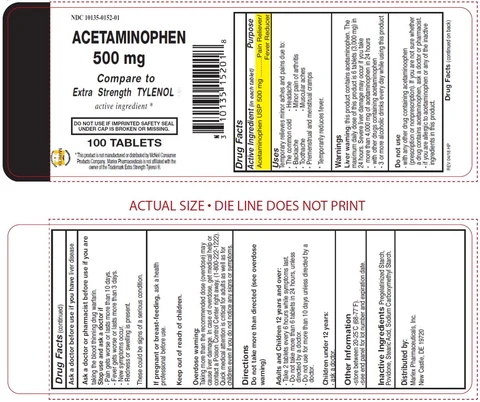 Acetaminophen packaging