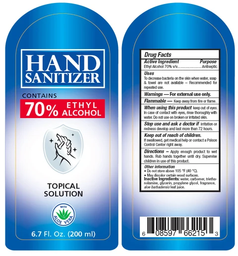 Hand Sanitizer packaging