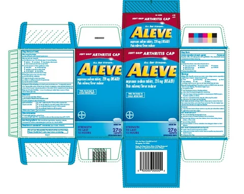 AleveCaplets - Easy Open Arthritis Cap 포장