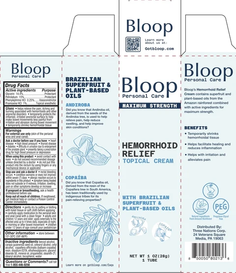 Bloop Hemorrhoid Relief Topical 포장