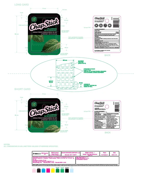 ChapStick Classic Spearmint 포장