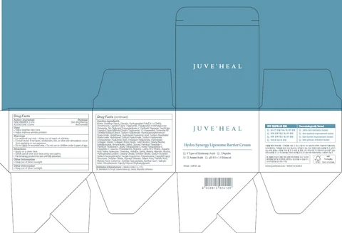 JUVEHEAL Hydro Synergy Liposome Barrier packaging