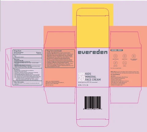 Kids Mineral Face Cream SPF20 포장