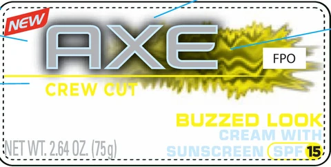 Axe Crew CutBuzzed Look with Sunscreen SPF 15 포장